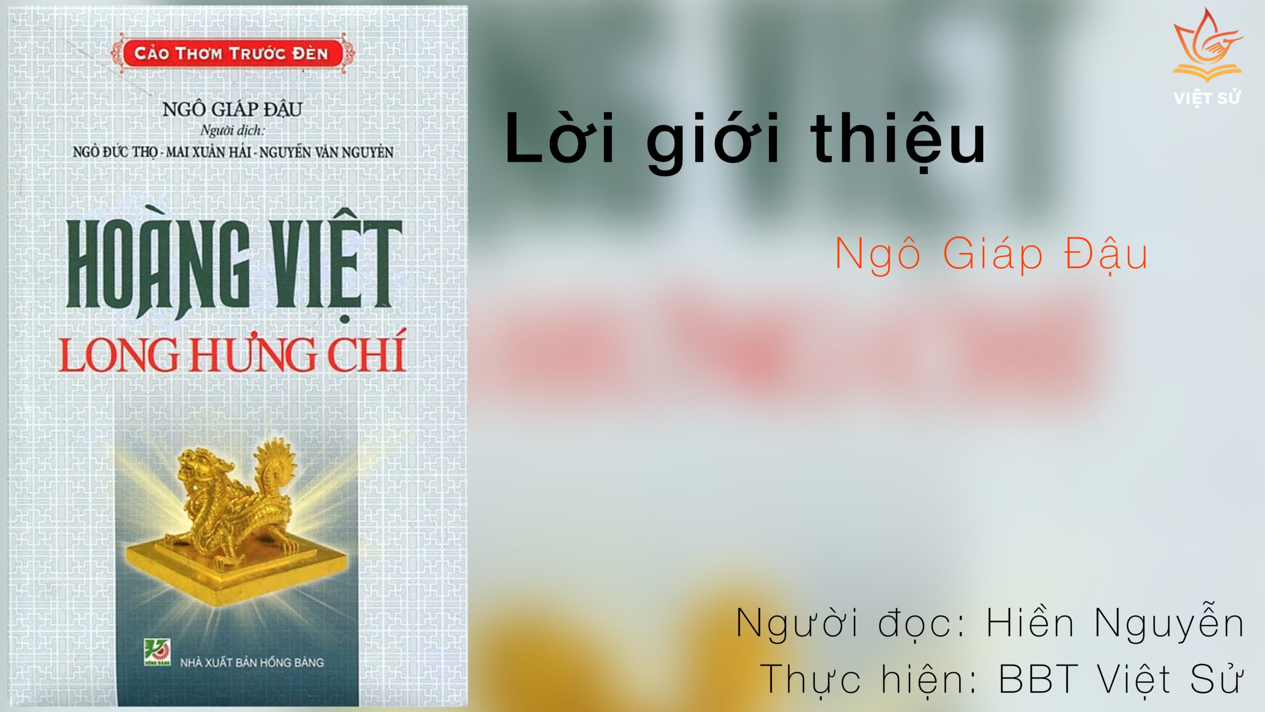 Hoàng Việt Long hưng chí: Mở đầu (audio)